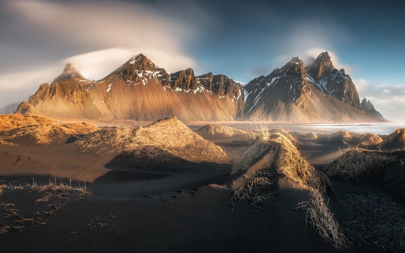 唯美冰岛自然风景桌面壁纸 风景图片