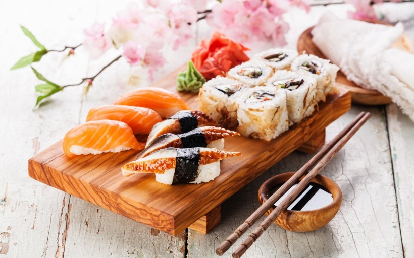 美味的寿司桌面壁纸 美食图片
