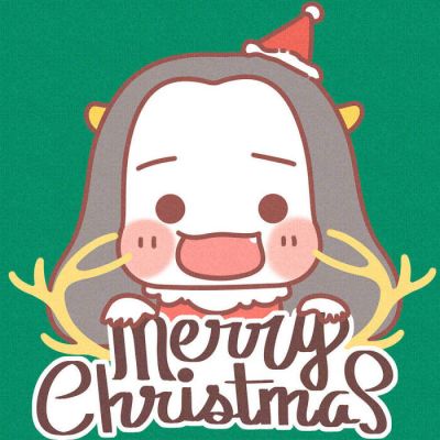 2018最新微信圣诞情侣卡通头像