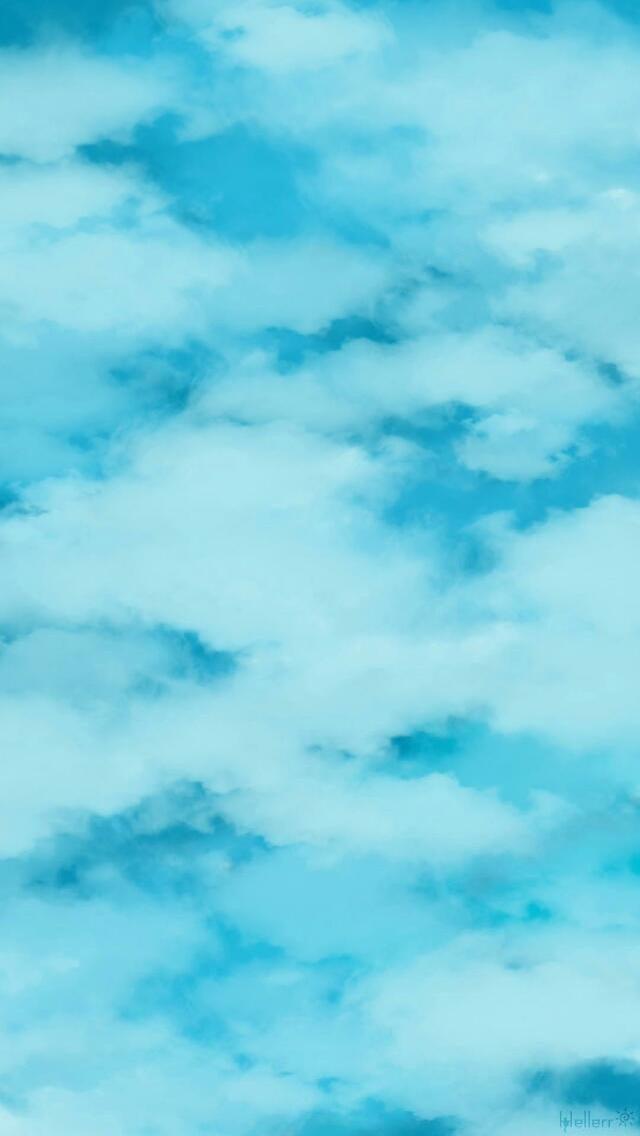 蓝色的海水高清iPhone手机壁纸
