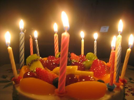 照亮幸福的生日蜡烛唯美图片