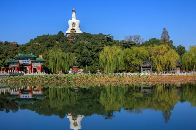 北京北海公园风景图片