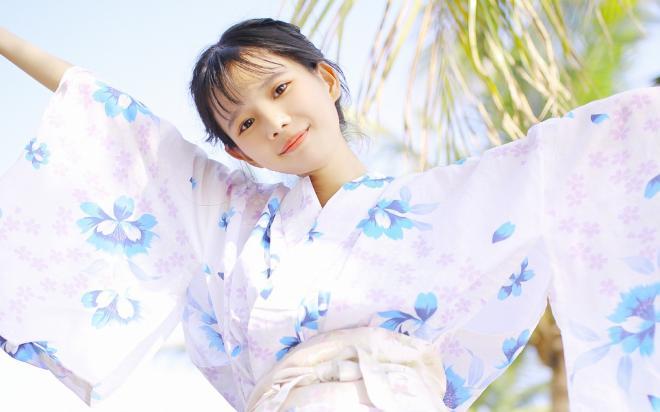 日本和服美女高清唯美壁纸图片