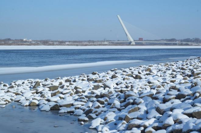 东北哈尔滨冬天风景图片