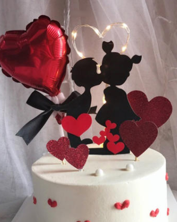 浪漫爱情蛋糕图片