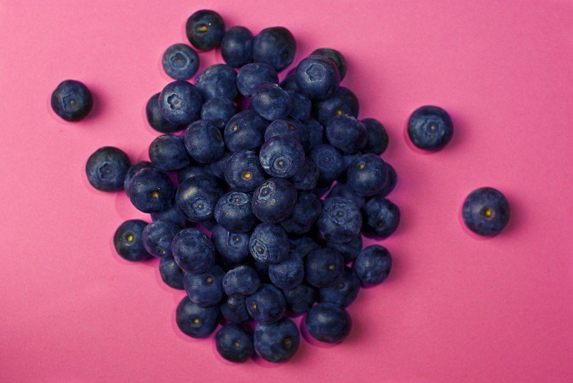 清香可口的蓝莓图片 水果图片