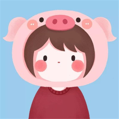 2019猪年情人节卡通情侣图片大全