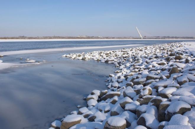 东北哈尔滨冬天风景图片